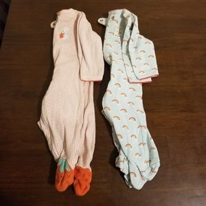 10/$25 2 Sleep & Play Pajamas Rainbow & Strawberry